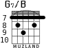 G7/B for guitar - option 5