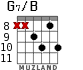 G7/B for guitar - option 7