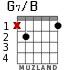 G7/B for guitar - option 1