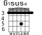 G7sus4 for guitar - option 5