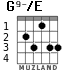 G9-/E for guitar - option 5