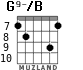 G9-/B for guitar - option 3