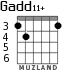 Gadd11+ for guitar - option 2