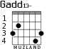 Gadd13- for guitar - option 1