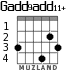 Gadd9add11+ for guitar - option 2