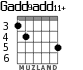 Gadd9add11+ for guitar - option 1