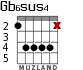 Gb6sus4 for guitar - option 2