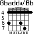 Gbadd9/Bb for guitar - option 3