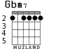Gbm7 for guitar - option 3