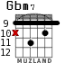 Gbm7 for guitar - option 8