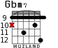 Gbm7 for guitar - option 9