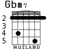 Gbm7 for guitar - option 1