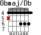 Gbmaj/Db for guitar - option 2