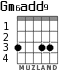 Gm6add9 for guitar - option 1