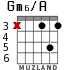 Gm6/A for guitar - option 2