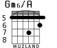 Gm6/A for guitar - option 6
