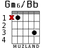 Gm6/Bb for guitar - option 2