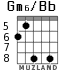 Gm6/Bb for guitar - option 5