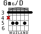 Gm6/D for guitar - option 3