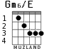 Gm6/E for guitar - option 2
