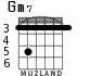 Gm7 for guitar - option 2