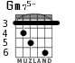 Gm75- for guitar - option 5