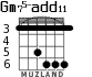 Gm75-add11 for guitar - option 2