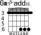 Gm75-add11 for guitar - option 1