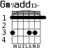 Gm7add13- for guitar - option 3