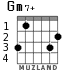 Gm7+ for guitar - option 2