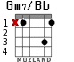 Gm7/Bb for guitar - option 2