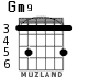 Gm9 for guitar - option 3