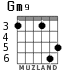 Gm9 for guitar - option 5