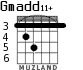 Gmadd11+ for guitar - option 4