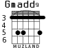 Gmadd9 for guitar - option 1