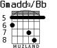 Gmadd9/Bb for guitar - option 6