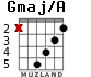 Gmaj/A for guitar - option 5