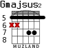 Gmajsus2 for guitar - option 3
