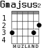Gmajsus2 for guitar - option 1