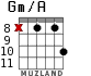 Gm/A for guitar - option 13