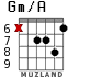 Gm/A for guitar - option 10