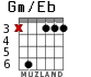 Gm/Eb for guitar - option 3