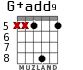 G+add9 for guitar - option 4
