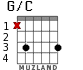G/C for guitar - option 1