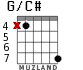 G/C# for guitar - option 3