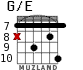 G/E for guitar - option 6