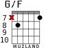 G/F for guitar - option 4