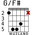 G/F# for guitar - option 3