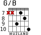 G/B for guitar - option 8
