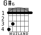 G#6 for guitar